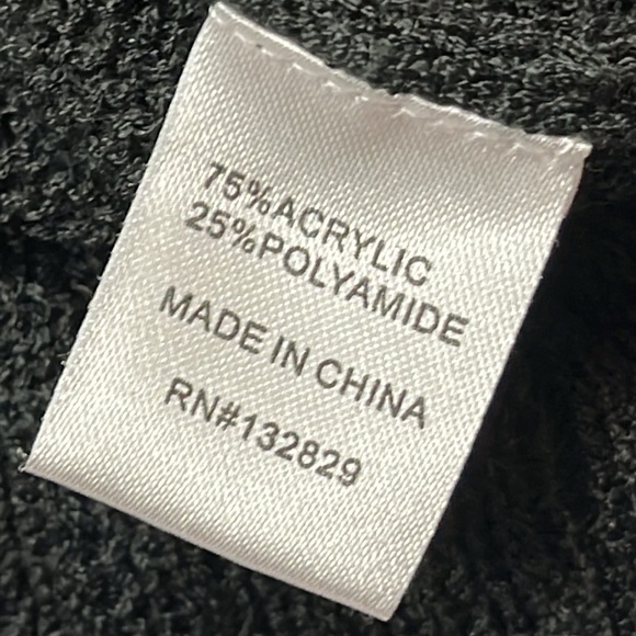 by the way. Black TENNIS SWEATER Ribbed DEEP V-neck Collegiate white stripes XS - Picture 11 of 13